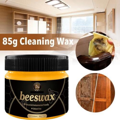 Natural Wood Seasoning Beeswax Wood Care Wax Wood Maintenance Cleaning Polished Waterproof Wear-Resistant Wax Furniture Wax Hot