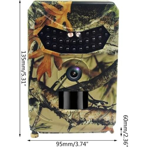 2021 New 16MP Trail Camera,1080P Hunting Camera with 26pcs IR LEDs 50ft/15m Night Vision