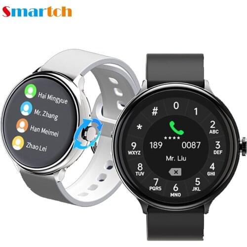 2021 New Smart Watch K50 Men Women 1.28 Full Round Touch Waterproof ECG Heart Rate Monitor Game Bluetooth For Xiaomi Apple Phone