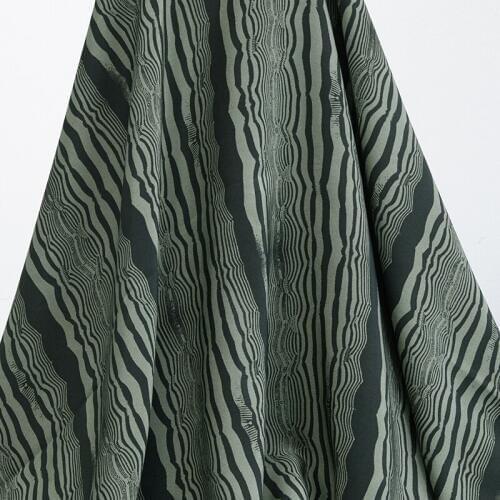 110CM Wide 18MM Zebra Print Silk Crepe de Chine Fabric for Summer Dress Shirt Scarf Cheongsam Skirt Suit C058