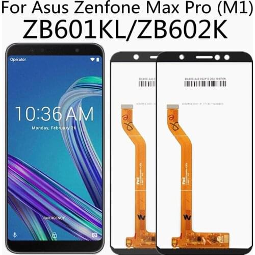 5.99" For Asus Zenfone Max Pro (M1) ZB601KL/ZB602K LCD display screen Touch panel digitizer Assembly X00TD, X00TDB LCD Display