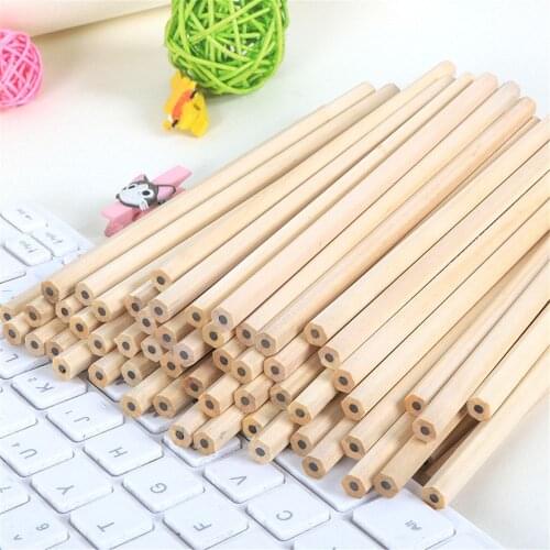 10pcs Eco-friendly Natural Wood Pencil Standar Pens Kids Supply Wooden Pencil for School Stationery Office Writing Supplies