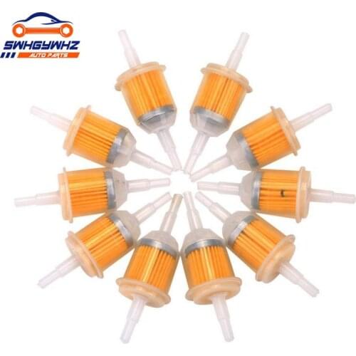 10Pcs General Car Dirt Pocket Bike Oil Filter Petrol Gas Gasoline Liquid Auto Dirt Pocket Bike Oil Filter Gasoline Drop Shipping