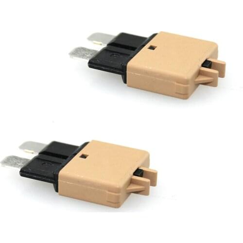 2 PCS 32V Manual ATC Reset Circuit Breaker Car Motorcycle Truck Boat Reset Fuse 5A 7.5A 10A 20A 25A 30A Auto Insurance Parts