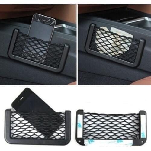Car Net Bag Phone Holder Storage Pocket for Saab 9-3 9-5 9000 93 900 95 aero 9 3 42250 42252 9-2x 9-4x 9-7x
