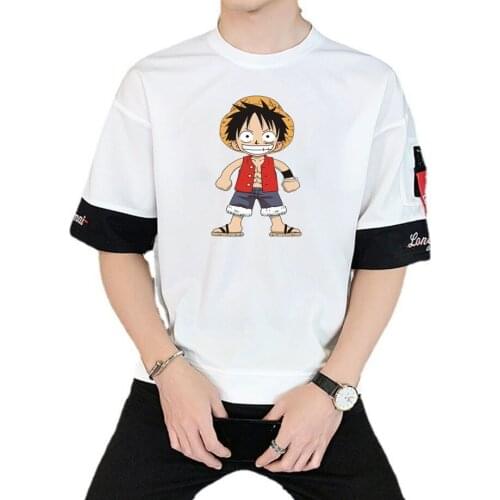 Anime ONE PIECE T shirt Unisex casual SHIRT summer men short sleeves Teenagers Cosplay Cartoon t shirt
