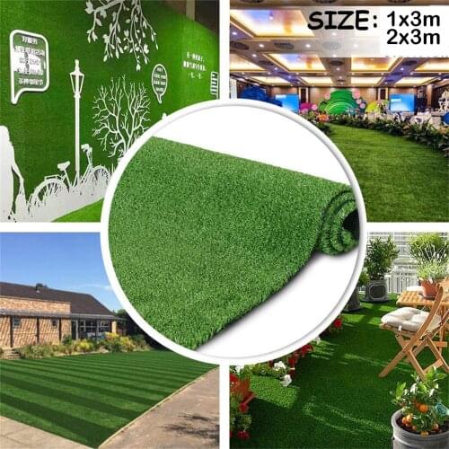 Artificial Lawns Soft Fake Grass Carpet for Balcony School Green Lawn Grass Mat Turf Carpet Outdoor Simulation artificial plants