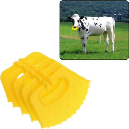 5Pcs Calf Weaner Plastic Cattle Nose Ring Anti-Sucking Miling Stop Thorn Weaning Assistant Tool Livestock Equipment For Farm