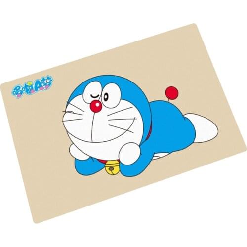 Japanese Cartoon Doraemon Print Home Doormat Insole Kitchen Carpet Indoor Welcome Bathroom Anti-slip Floor Mats 80cm