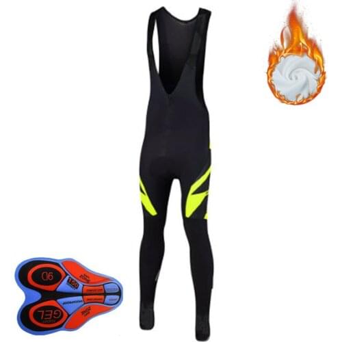 Morvelo Men Cycling Long pants/tights Winter thermal fleece Bicycle Pants 9D Gel Pad Bike Mtb Ropa Pantalon Ciclismo Invierno