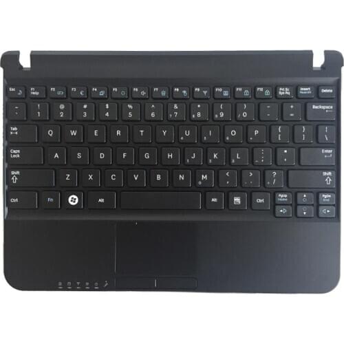 NEW US laptop keyboard For Samsung N220 NPN220 US layout with Plamrest Touchpad case cover