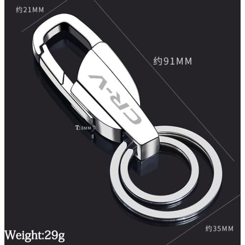 New Car metal Keychains Alloy Keyring Key Chain for Honda crv 2007 2015 2016 2017 2018 2019 2020 Car trinket Car accessories