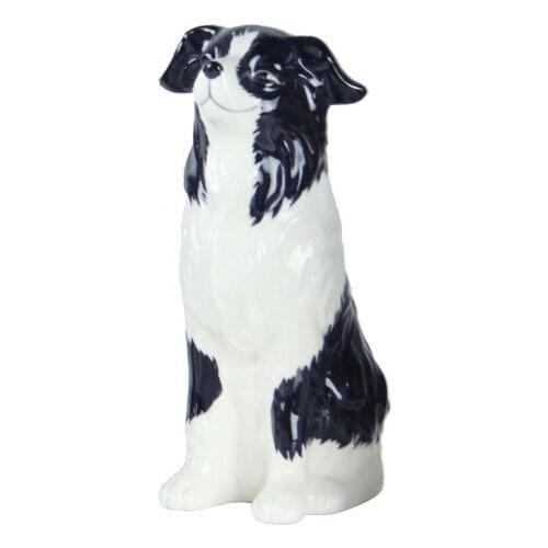 Nordic creative faithful dog family simulation puppy decoration modern home living room study ceramic crafts decoration