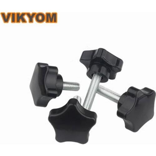 Plum blossom handle screws Star Bakelite Hand-screwed Bolt Star screw Staple the mechanical handle M4 M5 M6 M8 M10 M12