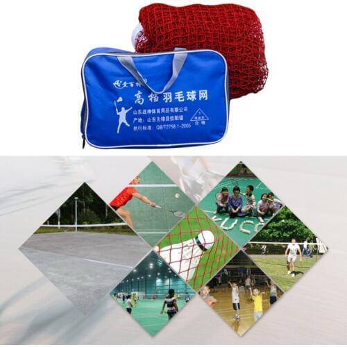 Standard Badminton Net Quickstart Tennis Badminton Square Net 6.1m*0.76m For Indoor Outdoor Volleyball Training accessories