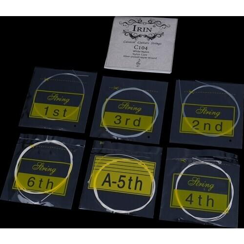 Classical guitar strings White transparent nylon light string Classic guitar replacement accessories