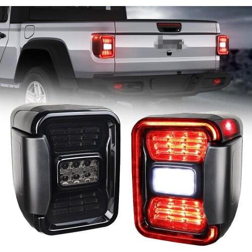 LED Brake Tail Lights Side Turn Signal Running Reverse Lamps For Jeep Gladiator JT Sport S Overland Rubicon