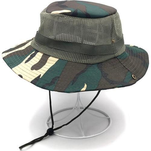 Multicam Tactical Airsoft Sniper Camouflage Bucket Boonie Hats Nepalese Cap SWAT Army American Military Accessories Summer Men