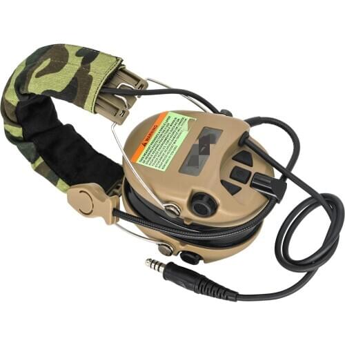 Tactical SORDIN Headset Hunting Airsoft Military Noise Reduction Shooting Intercom Tactical Headphone sordin