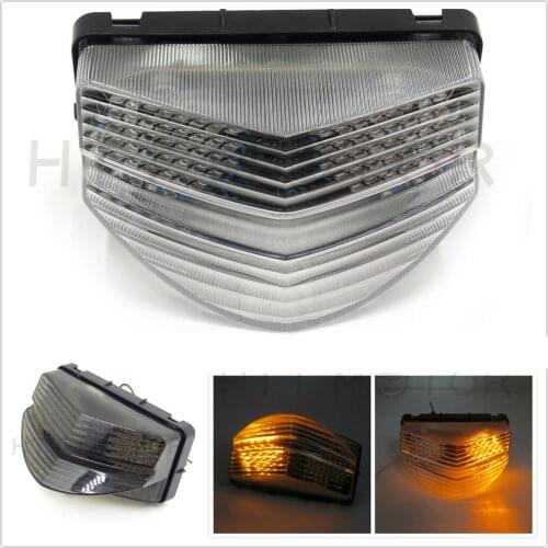 Aftermarket free shipping motorcycle parts LED Tail Brake Light Turn Signals for 2001-2003 CBR600F Clear