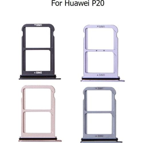 Replacement For Huawei P20 Sim Tray Holder Sim Card Tray Slot Holder Connector Container Repair Parts