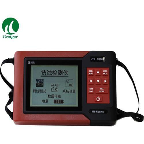 ZBL-C310A Rebar Detection Rebar Corrosion Detector Rebar Scanner Concrete Rebar Locator + 1000mV Data Storage Store 234 Points