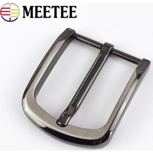 1/2pcs Brushed Metal Belt Buckle for Men 40mm Pin Buckles for Belts 37-38mm DIY Leather Crafts Jeans Accessories