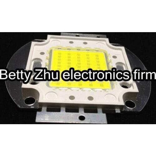 1PCS/LOT 50W high power led car light source integrated warm white 3000-3200K 5500-6000LM DIY ball steep light fittings