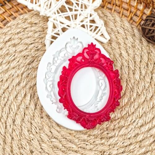 1pc Frame DIY Silicone Cake Resin Molds Fondant Cake Decorating Tools Pastry Kitchen Baking Accessories