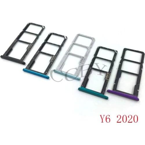 10PCS Sim Card Tray For Huawei Y6 2020 SIM Card Tray Slot Holder Replacement Part