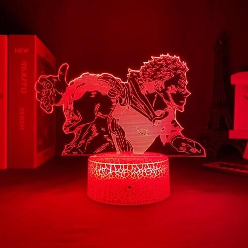 Jujutsu Kaisen Gojo Satoru Figure 3D Night Light Anime Lamp for Kids Bedroom Decor Nightlight Manga Cool Gift Child Table Lamp
