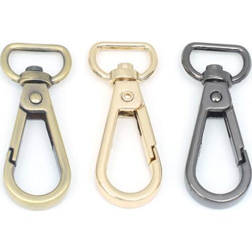 40pcs 1/2" (13mm) Push Gate Hooks Swivel Snap Hooks