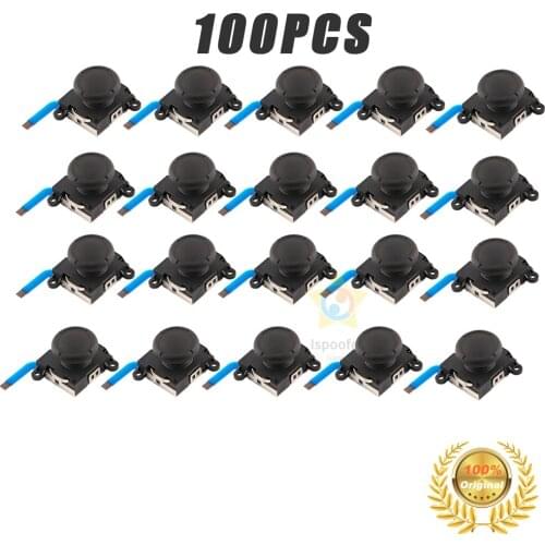 100pcs/Lot 3D Analog Joystick Thumb Sticks Replacements for Nintend Switch Joy Con Controller Replacement Left and Right joystic