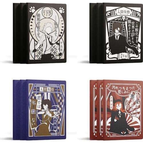 Anime Bungou Stray Dogs Cosplay Dazai Osamu Nakahara Chuya Cosplay Nakajima Atsushi Book A5 Notebook Party Gifts For Girls CS475