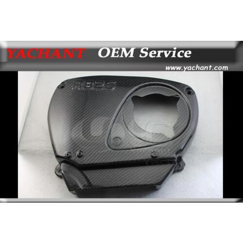 Car-Styling Carbon Fiber Interior Trim Cam Cover Fit For Skyline R32 R33 R34 GTS GTR RB26 CAM Cover