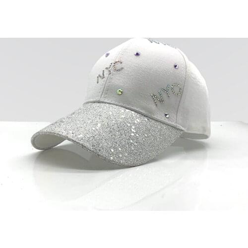 New Women Baseball Cap Female Solid Color Outdoor Adjustable White Pink Black Womens Hats Summer Letter Sunhat