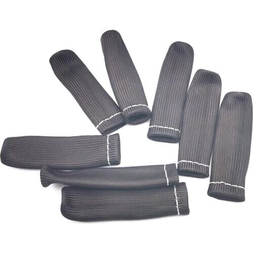 BLACK 8PCS/LOT 1200° SPARK PLUG WIRE BOOTS HEAT SLEEVE WRAP SHIELD PROTECTOR COVER