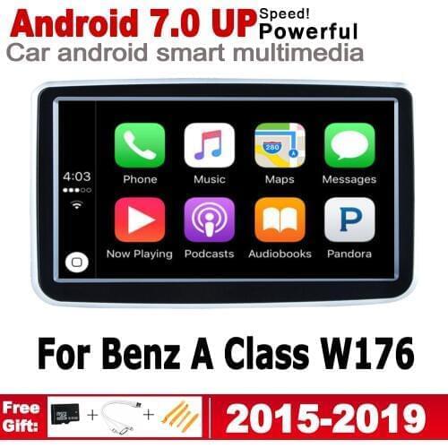 For Mercedes Benz A Class W176 2015~2019 NTG HD Screen Android IPS car player original Style Autoradio gps navigation Auto Radio