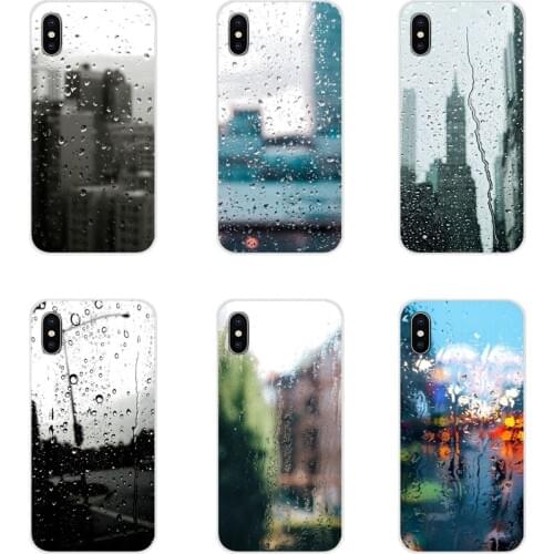 For Xiaomi Mi4 Mi5 Mi5S Mi6 Mi A1 A2 A3 5X 6X 8 CC 9 T Lite SE Pro landscape Rain drops Accessories Phone Cases Covers