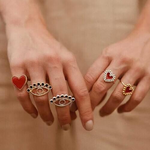 E.B.belle Women's Silver Rings