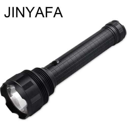 XHP50.2 lamp beads energy-saving handheld patrol flashlight, outdoor camping multifunctional rainproof aluminum flashlight