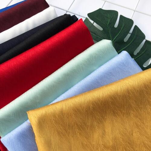 Suit fabric Dress Trousers fabric silky Glossy Zigzag Poly fabric Telas Tissue Patchwork skirt palazzo craft pillow 1 yard