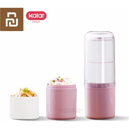 Xiaomi Mijia Kalar 990ml Super Capacity Vibrant Lunch Box Food Grade Pp Material Refrigerated Heating Safety For Tourism Food