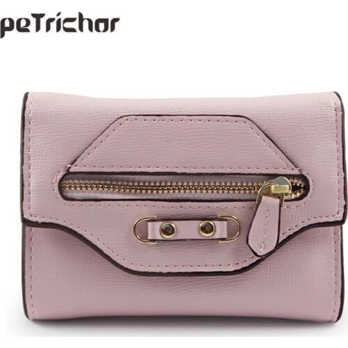 HOT Fashion Female Short Wallets Leather Bags Women Card Holder Brand Desinger Hasp Ladies Small Bags Coin Purses Girls