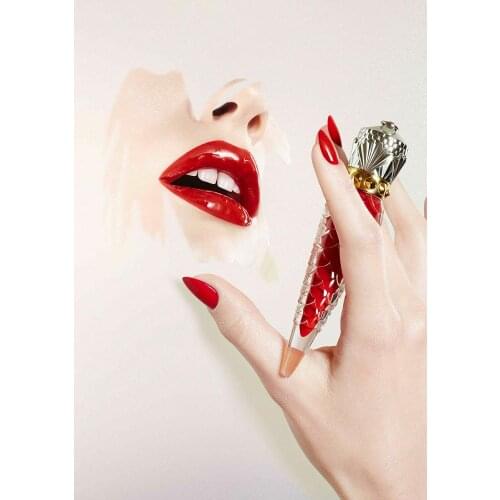 Christian Louboutin Beauty Rouge Louboutin Art Film Print Silk Poster Home Wall Decor 24x36inch