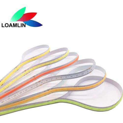 High Density COB/FOB Led Flexible Strip Light,10/14W/M RA80 White/Nature White/Warm White/Red/Blue/Green IP30 DC12/24V