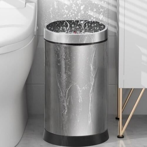 Zq Smart Inductive Ashbin Household Electric Automatic Lid-Opening Toilet Bathroom Kitchen Living Room High-End Large