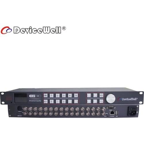 DeviceWell SCP1508 8x8 SDI IN SDI OUT Seamless Switcher Video Matrix