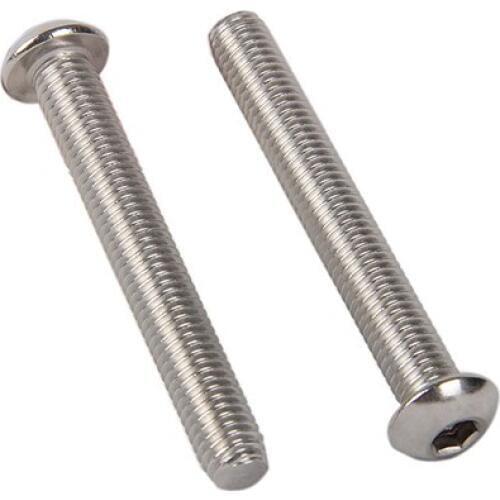 50pcs/Lot M2 M2.5 M3 yuan cup Half round head 304 Stainless Steel Hex Socket Head Cap Screw Bolts