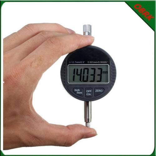 0-12.7mm/0.001 mm Micron Digital Indicator Large LCD Display Electr Digital Dial Gauge